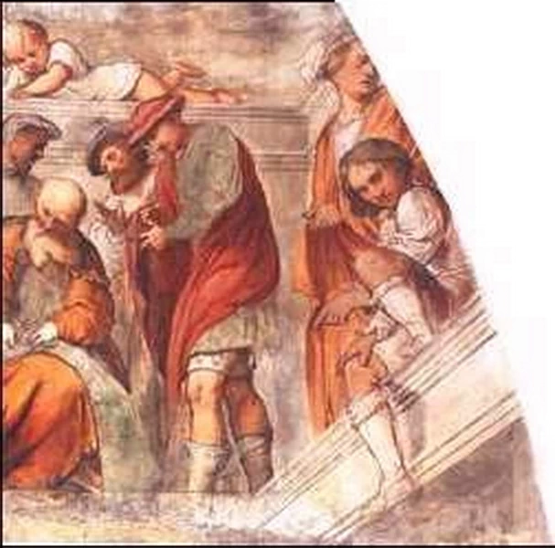 Il Romanino-377-Il miracolo della fornace particolare